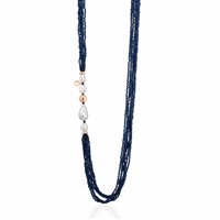 Collana Lelune Donna LELUNE GLAMOUR in Argento Perla LGNK534.2